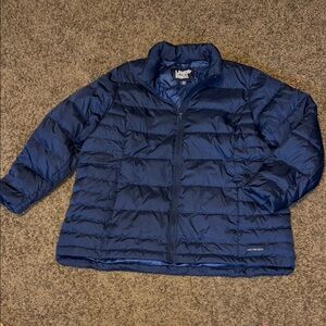 Lands' End Black Puffer Jacket